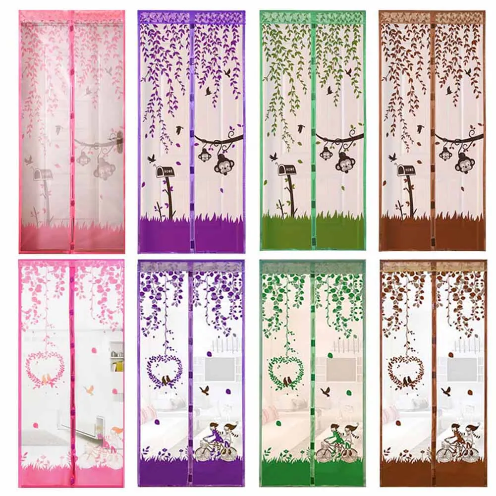 Newly Home Magnetic Curtains Mosquito Net On Door Window Mesh with Magnets Insect Screen FIF66