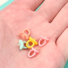 

1/2/5/10pc Mini Nipple Baby Doll Pacifier Bottle For Doll House Feeding DIY Accessories Kids Pretend Play Games Toys