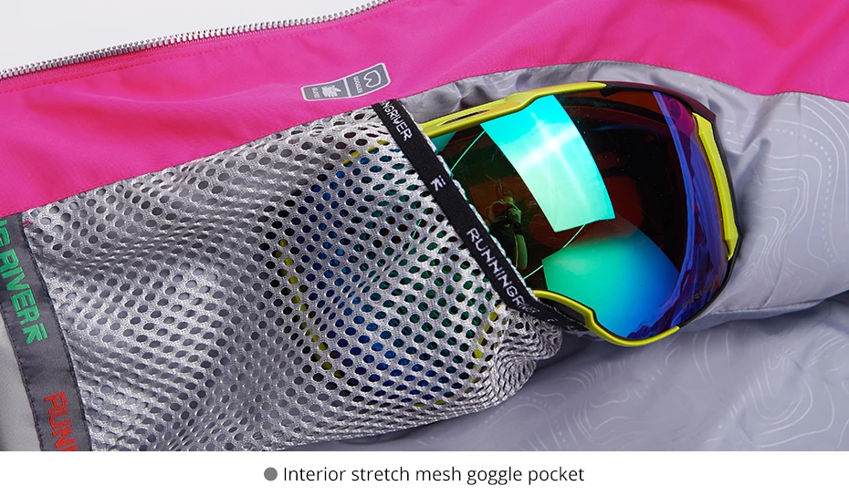 RUNNING RIVER Brand women High Quality Winter Warm thick Hooded Sports Jackets Professional Outdoor ski Jacket#D7151