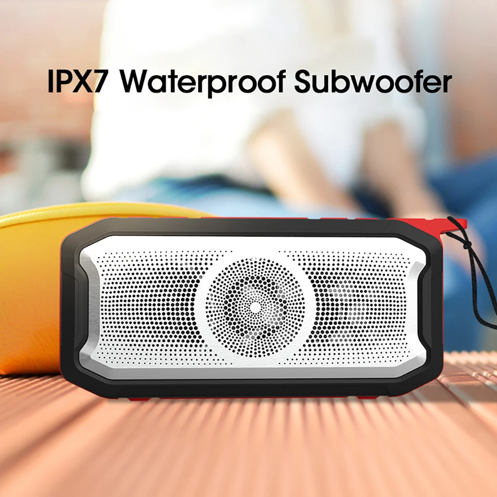 VTIN Portable Bluetooth Speaker Wireless Radio Stereo TF//FM Subwoofer Super Bass