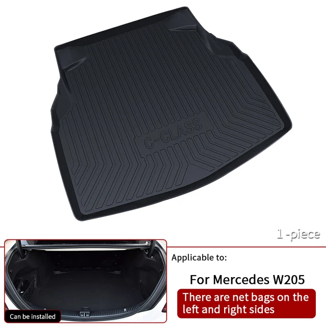 For Mercedes W205 Amg Coupe Trunk Mat Tpe C63 Mercedes C Class Accessories W205 Mercedes Amg Coupe Sound Heat Insulation Cotton Aliexpress