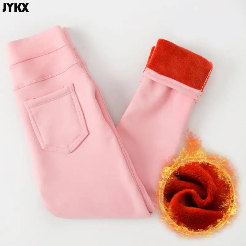 Girls' Winter Wool-Lined Leggings 4