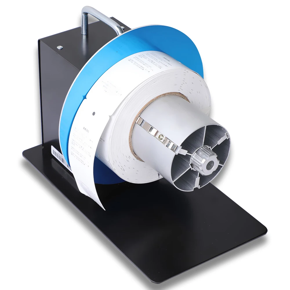 

Label Rollback Rewinder Automatic Bidirectional Adjustable Speed Barcode Sticker