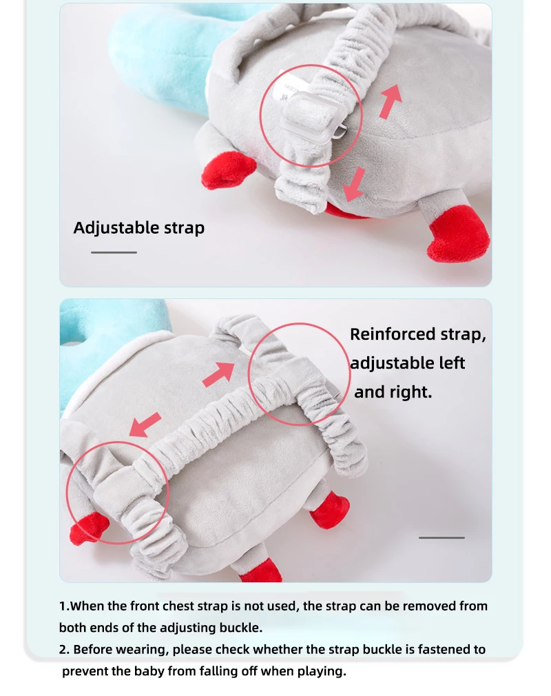 Almofada de Proteção da Criança Encosto de Cabeça Bonito dos Desenhos Almofada do Bebê Maternella Ella Bebê Cabeça Travesseiro Pescoço Animados Enfermagem Gota Resistência Pprotect 11 High Quality Mamãe e Bebê