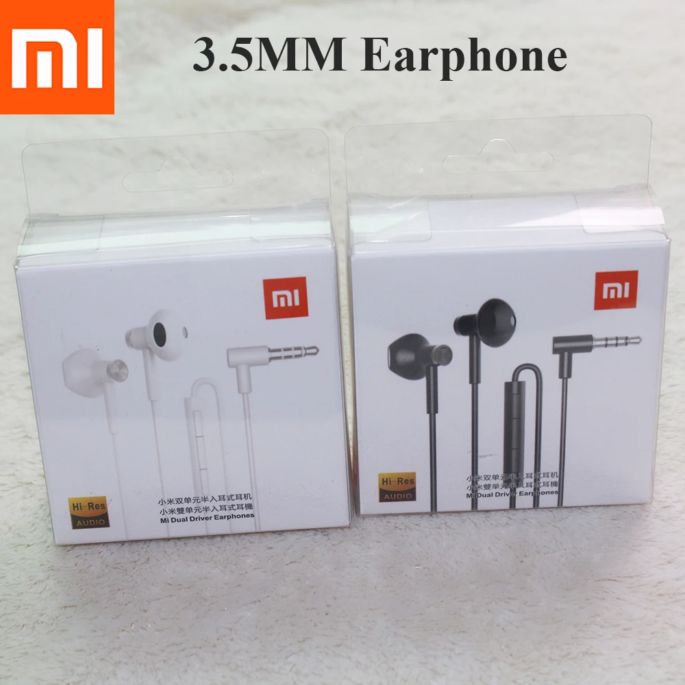 Наушники-вкладыши Xiaomi с двойным драйвером Hi-Res аудио наушники-вкладыши гарнитура