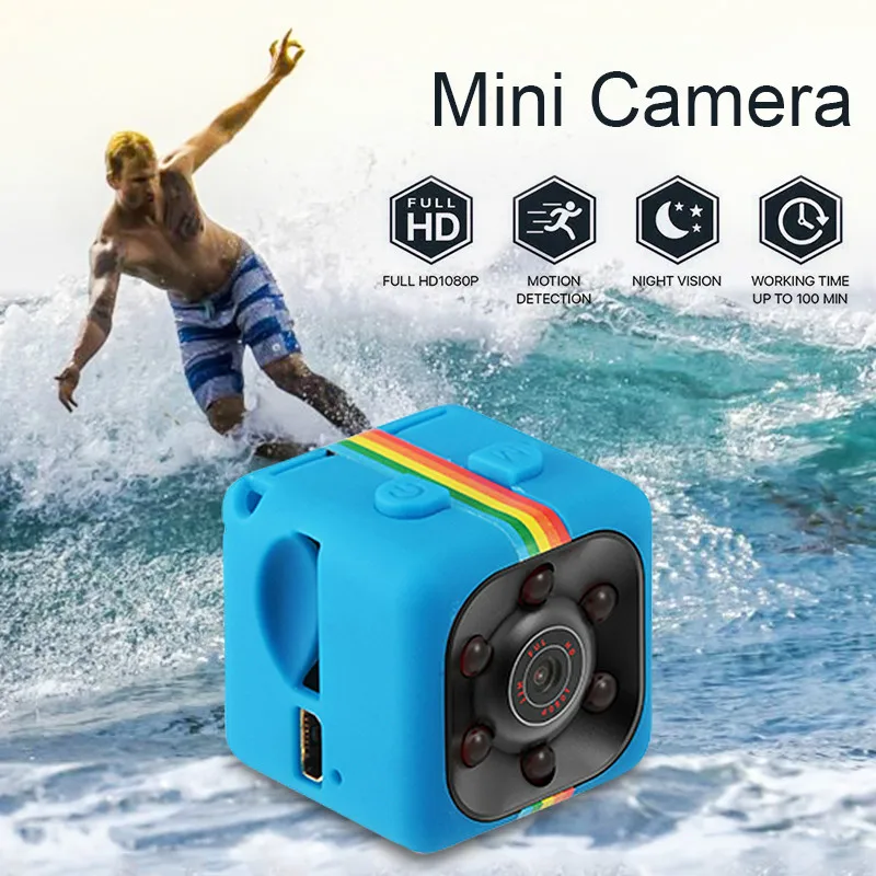 Мини-камера SQ11 FULL HD 1080P с ночным видением CMOS сенсор микровидеокамера DVR DV регистратор движения видеокамера