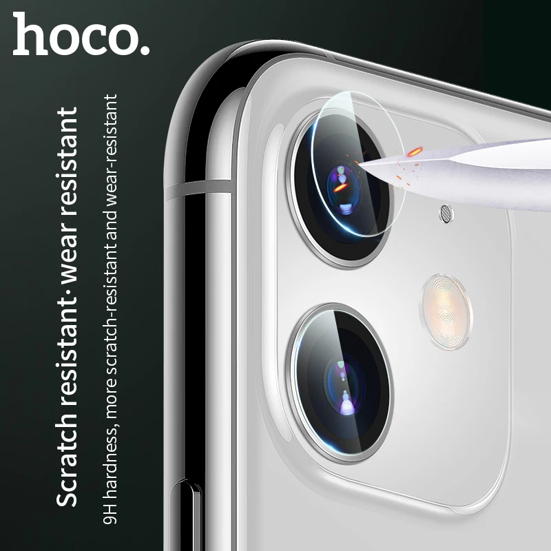 HOCO V11 3D закаленное защитное стекло пленка для iPhone 11 объектив камеры прозрачное стекло Защита для iPhone 11 Pro MAX