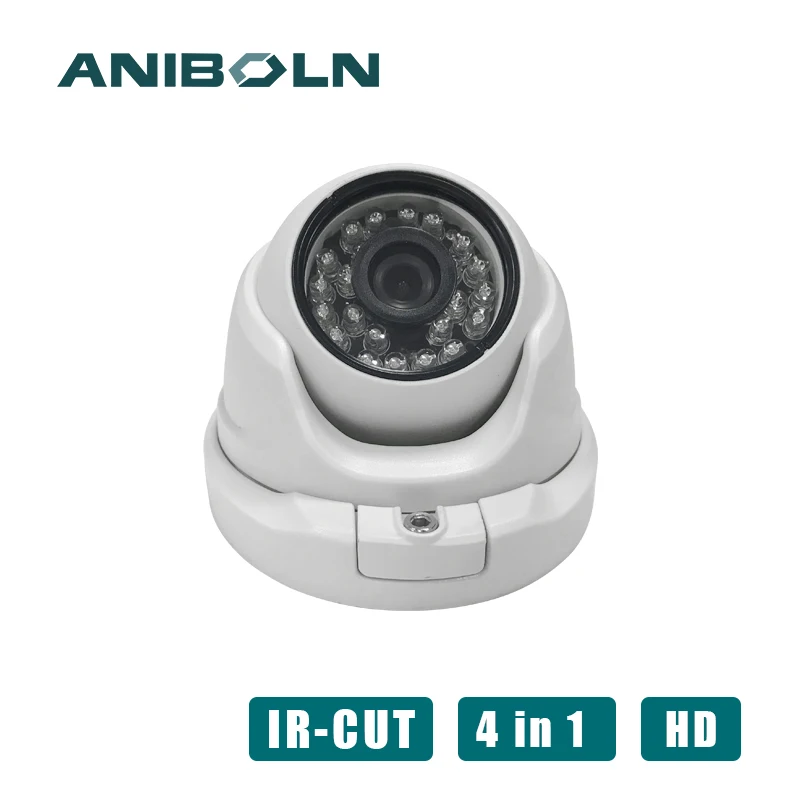 

ANIBOLN AHD Camera PAL indoor 720P supports TVI CVI,AHD CVBS 4 in 1 CCTV camera 3.6 mm wide lens night version security camera