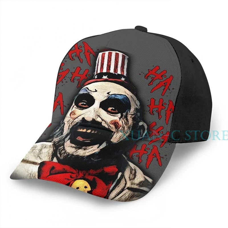 Captain spaulding баскетбольная Кепка(3) мужская и женская модная черная шляпа унисекс с принтом