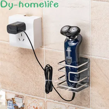 

Stainless Steel Multifunctional Electric Shaver Razor Storage Rack Free Punch Bathroom Kitchen Household Storage Supplies