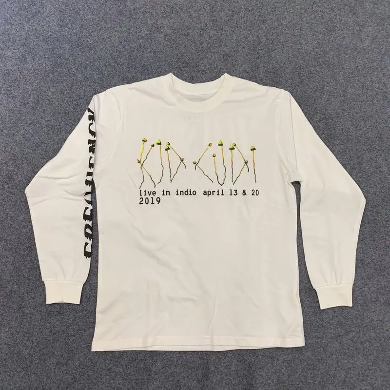 CPFM XYZ Illusions Tie Dye футболка с длинными рукавами Cpfm футболки для мужчин и женщин Kanye West уличная одежда хип-хоп Cpfm футболки