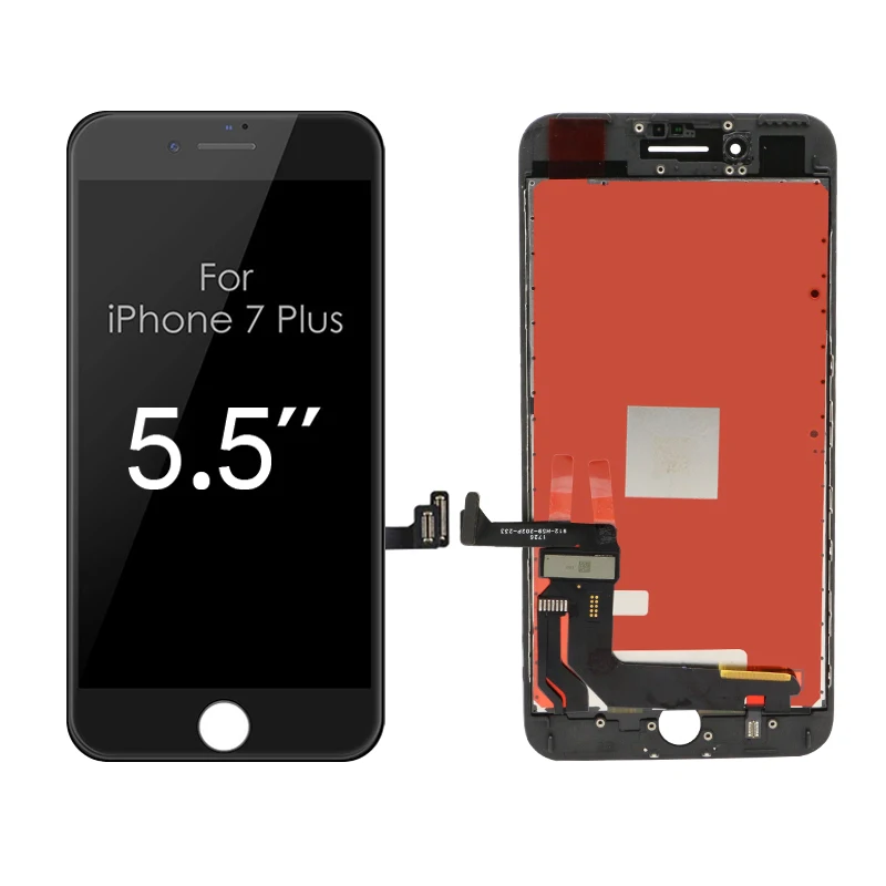 For 7Plus Black AAA++ экран Замена для iPhone 6 6S 7 8 Plus ЖК-дисплей с 3D кодирующий преобразователь сенсорного экрана в сборе для iPhone 5 5C 5S lcd - Цвет: For 7Plus Black