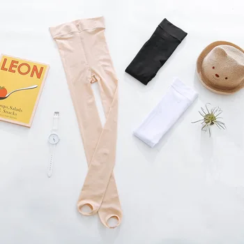 

Panty-hose for Kids Thin Type for Spring and Autumn GIRL'S Leggings Summer Gymnastic tiao wu wa Baby White Dance Pantyhose Stepp