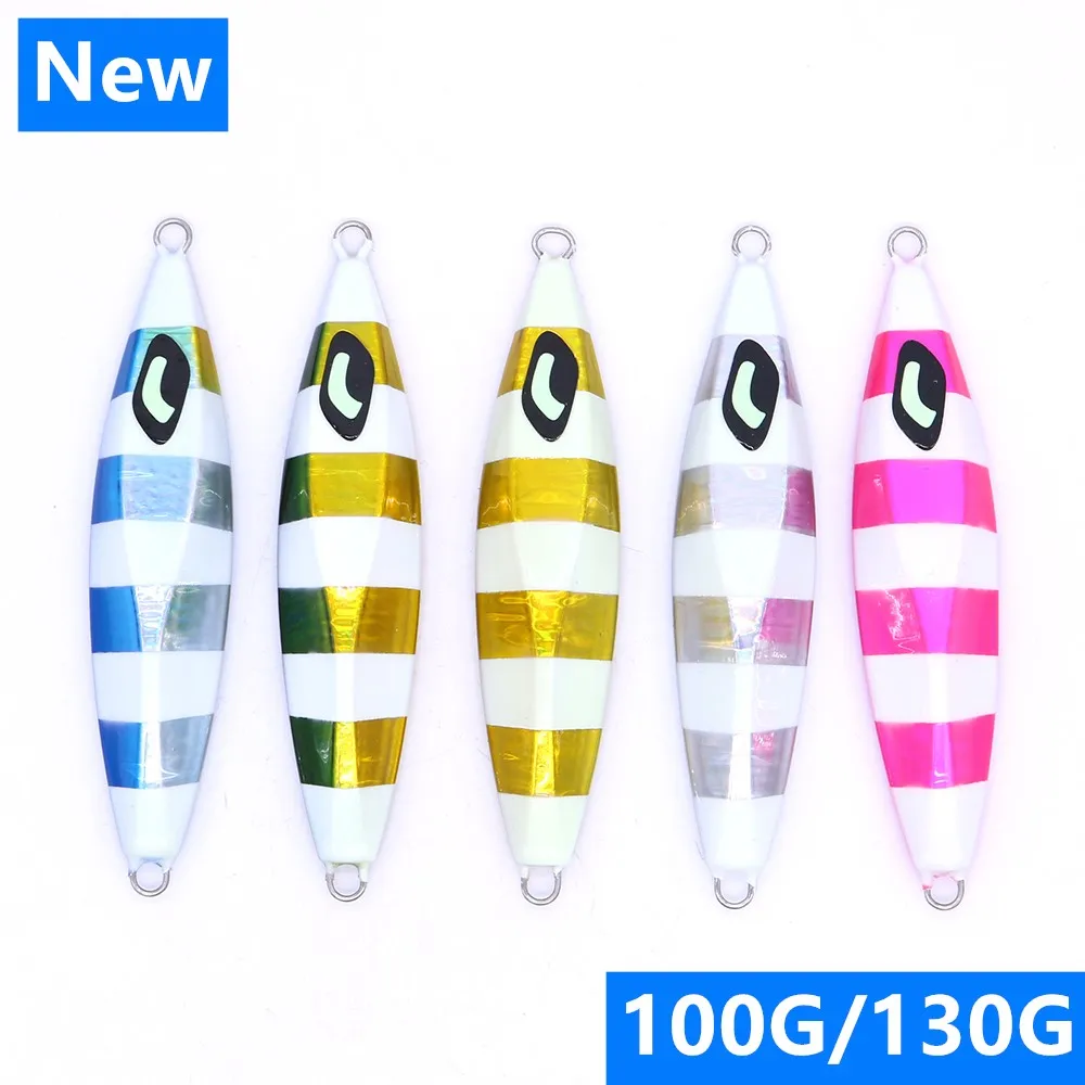 Casfun 100 г, 130 г, 1 шт., приманка для рыбалки, новинка, медленная наживка блесна, Япония, дизайн Ocea, Стингер, крыло, металлическая приманка