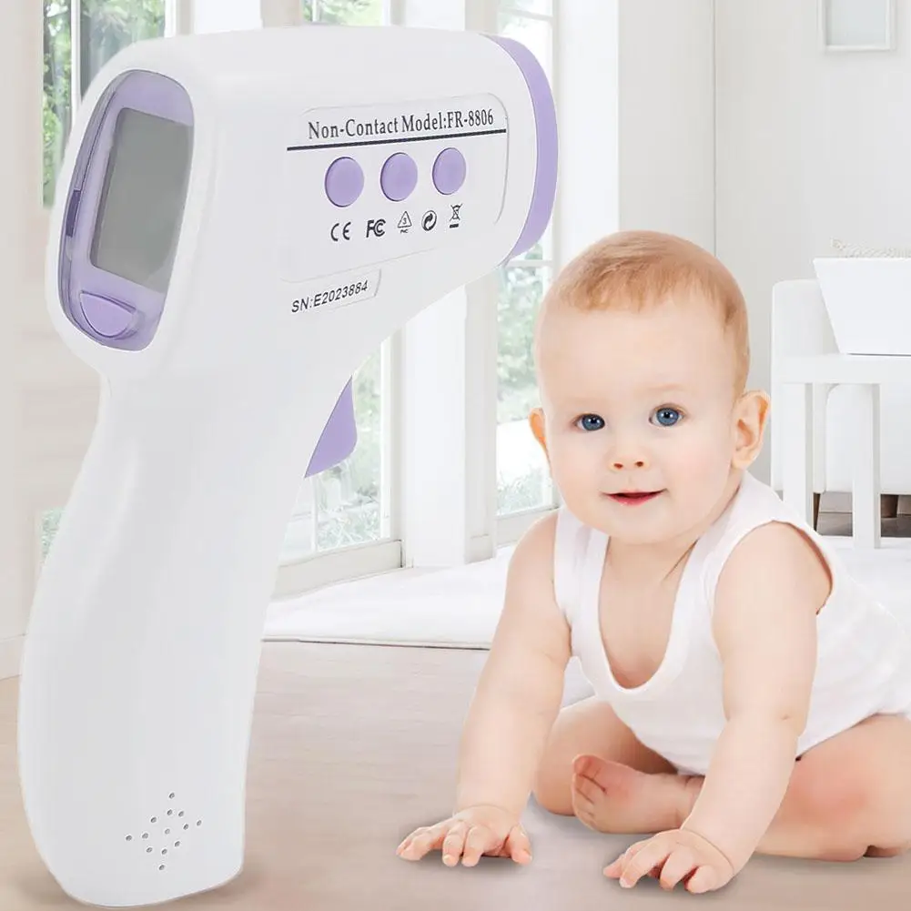 

Digital Forehead Thermometer Non Contact Infrared Thermometer Body Temperature Fever Digital Measure Tool for Baby Adult