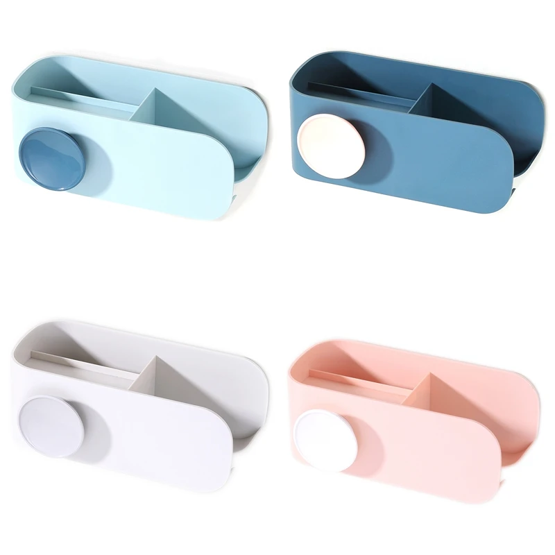 Punch-Free Hair Dryer Rack Wall-Mounted Hair Drier Plastic Storage Holder Bathroom Hanger Shelf For Home Hotel Dormitory