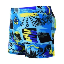 Мужские повседневные стильные уличные плавки с принтом и завязками, свободные пляжные шорты, горячая весенняя купальная одежда, купальный костюм, новинка