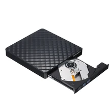Портативный ультра-тонкий USB 3,0 внешний CD DVD-RW HDD устройство диск Rom Rewriter запись передачи даты для Windows Linux OS