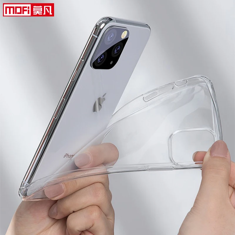 Чехол для iphone 11 Pro, чехол для iphone 11, чехол из ТПУ, прозрачный, силиконовый, прозрачный, мягкий, mofi, Ультратонкий чехол для iphone 11 pro max