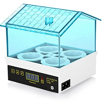 

Digital Temperature Small Brooder 4 Hatchery Egg Automatic Incubator Hatcher for Chicken Duck Bird Pigeon Quail Poultry Equipmen