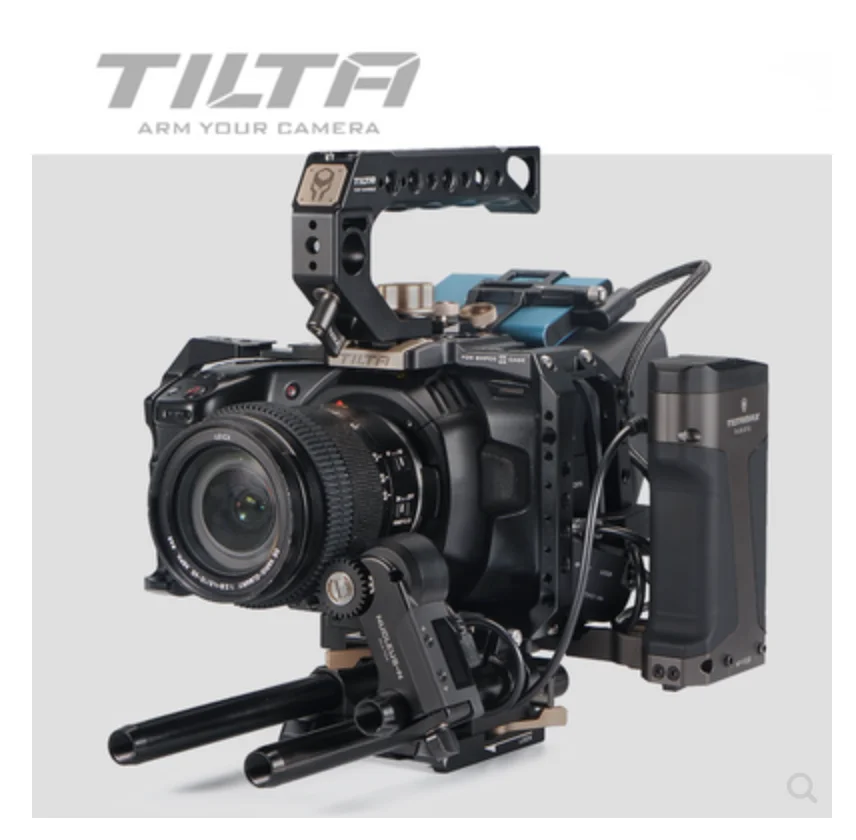 Tilta Bmpcc 4k/6k Gaiola Completa Portátil Base Capa Suporte De
