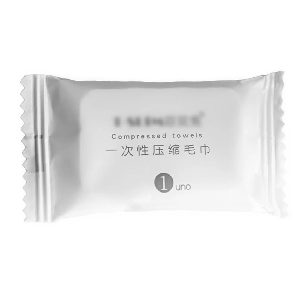 20pcs/bag Compressed Towel Baby Wipes Cotton Blends Portable Disposable Cleaning Face Makeup Water Absorbing Travel Shower Mini