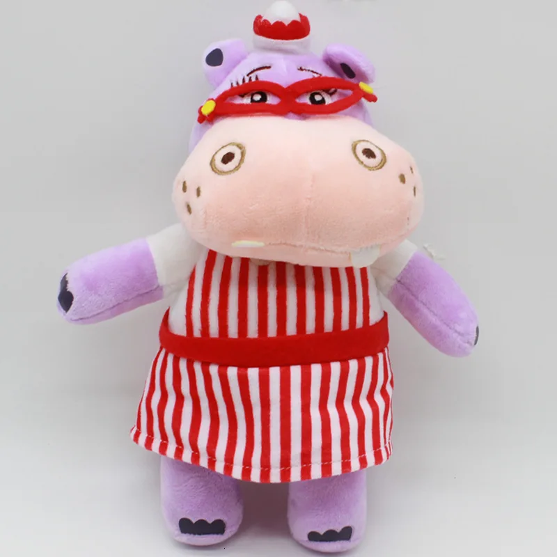 Doc Mcstuffins Клиника 28 см Детские фаршированные Овцы ягненка доктор девушка синий дракон Бегемот плюшевое животное, куклы игрушки для детей Рождественский подарок