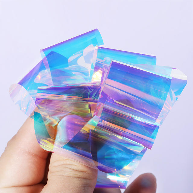 1 Box/Pack Nail Foils Glass Paper Nail Art Transfer Sticker Fashion DIY Nail Art Decal Sticker Nail Design Decoration