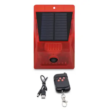 

Solar Alarm Light Wireless IP65 Motion Sensor Outdoor Garden Security Lamp for Safety Home Factory Garden Smart Fast Alarm