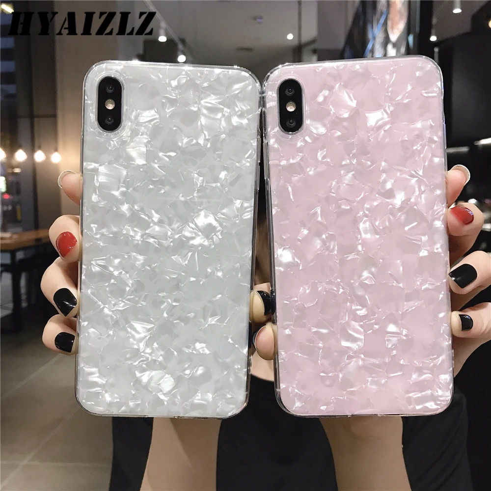 

Shell Case for OPPO Reno 4 3 Pro Ace2 Realme 6 Pro 5 A92S A52 A31 A83 A5 A9 2020 A11X R19 Glitter Dream Conch Pattern Soft Coque