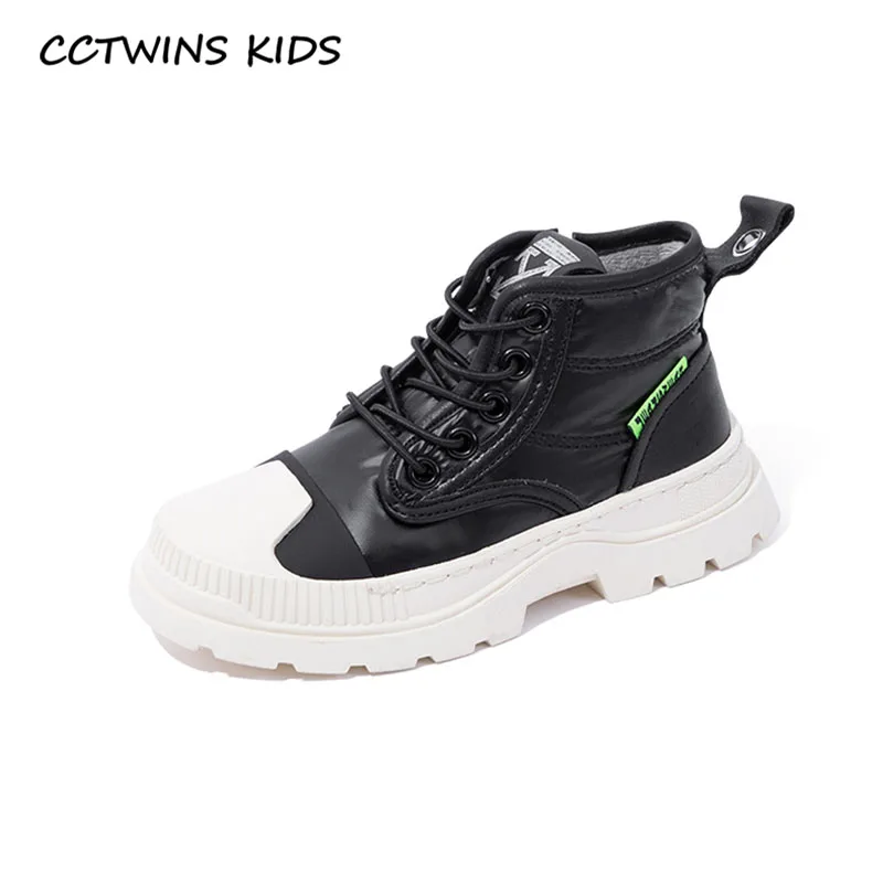 CCTWINS/детская обувь; коллекция года; Зимние Модные Ботинки martin для маленьких девочек; детская обувь из натуральной кожи; Теплые ботильоны для мальчиков; MB154