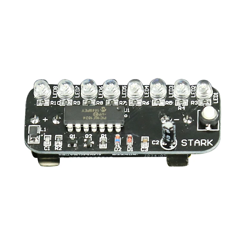 Мини Набор расцветки полярного сияния готовые электронные DIY Joule вор 8LED Aurora