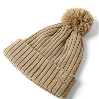 Skullies Beanies, зимние шапки для детей, твердые крышки, новинка, горячая Распродажа, теплая шапочка вязаная шапочка с помпоном, рыцарская Шапка-тюрбан - Цвет: brown