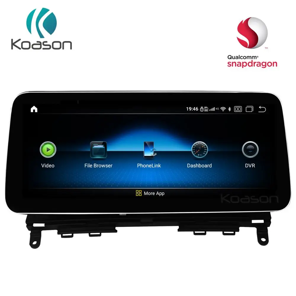 Автомобильный мультимедийный плеер Qualcomm экран 10 25 дюйма GPS навигация для Mercedes Benz C