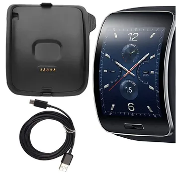 

Portable Dock Charger Adapter Stand+USB Charging Cable Cord Replacement For Samsung Galaxy Gear S R750 Smart Watch Accessories