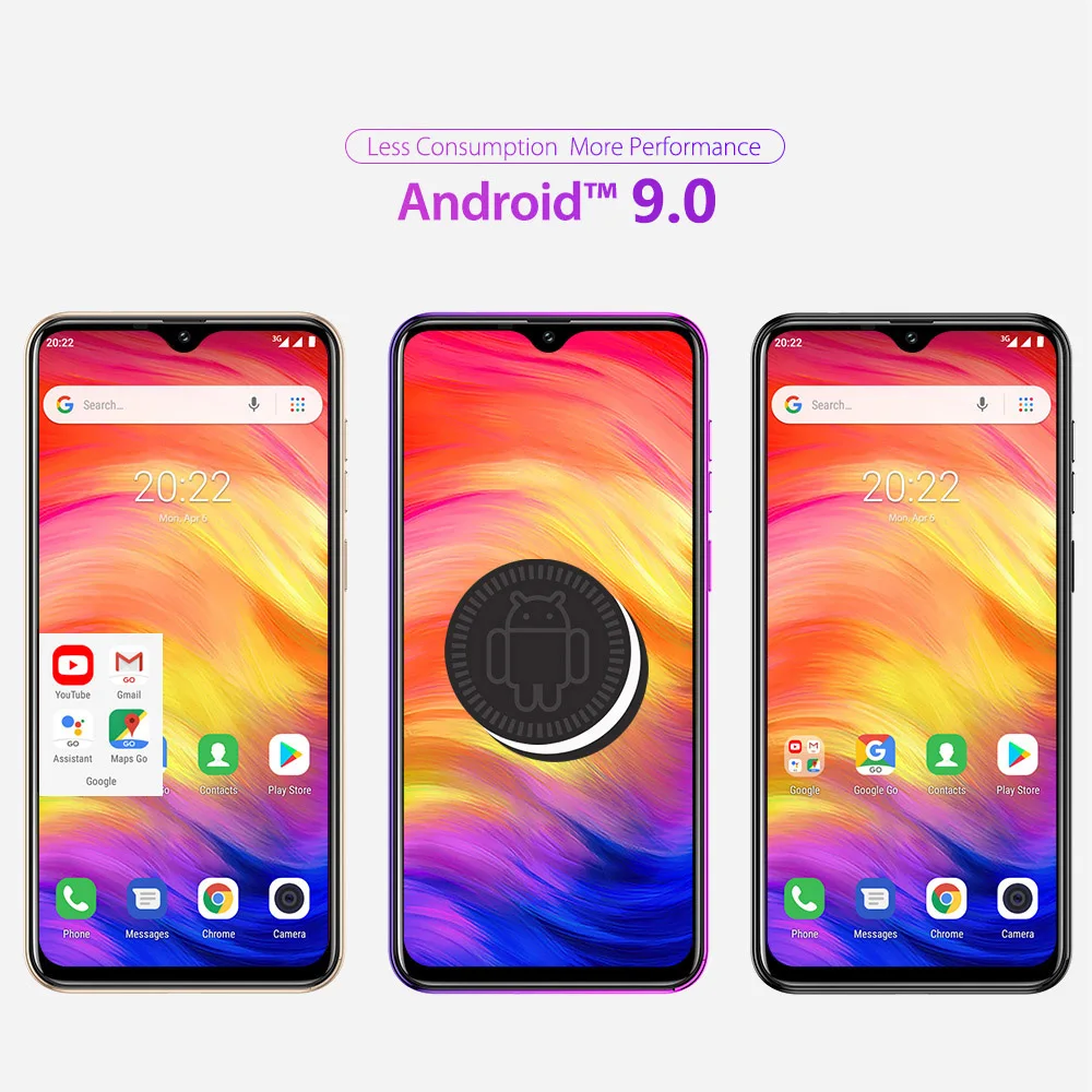 Смартфон Ulefone Note 7, 3500 мА/ч, Android 9,0, 19:9, четырехъядерный, 6,1 дюймов, экран капли воды, 16 ГБ rom, мобильный телефон WCDMA, мобильный телефон