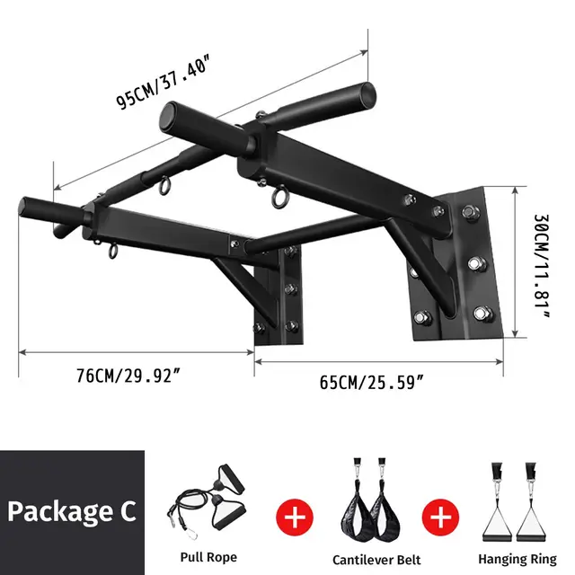Wall Mounted Pull Up Bar Dimensions