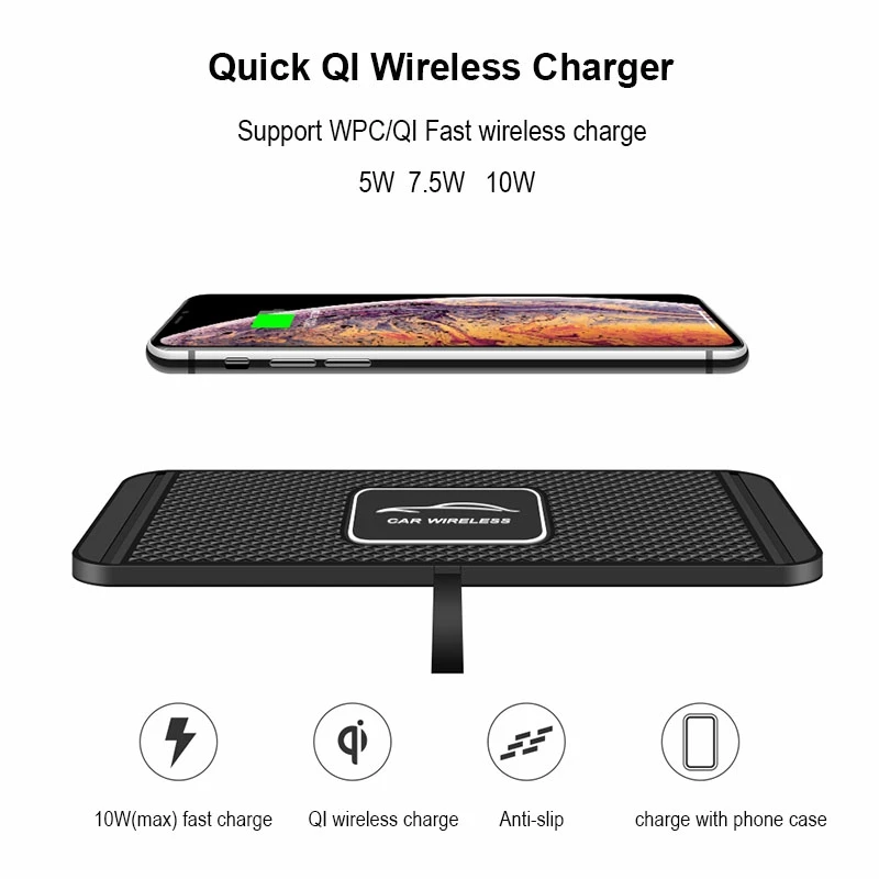 Беспроводное зарядное устройство C1 QI для iPhone 11 Pro Max Быстрое беспроводное