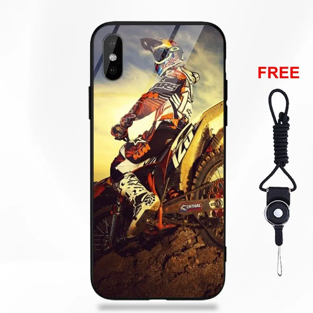 Мотогонок мотокросса Камуфляж для Apple iPhone 5 5C 5S SE 6 6S 7 8 Plus X XS Max XR - Цвет: as picture