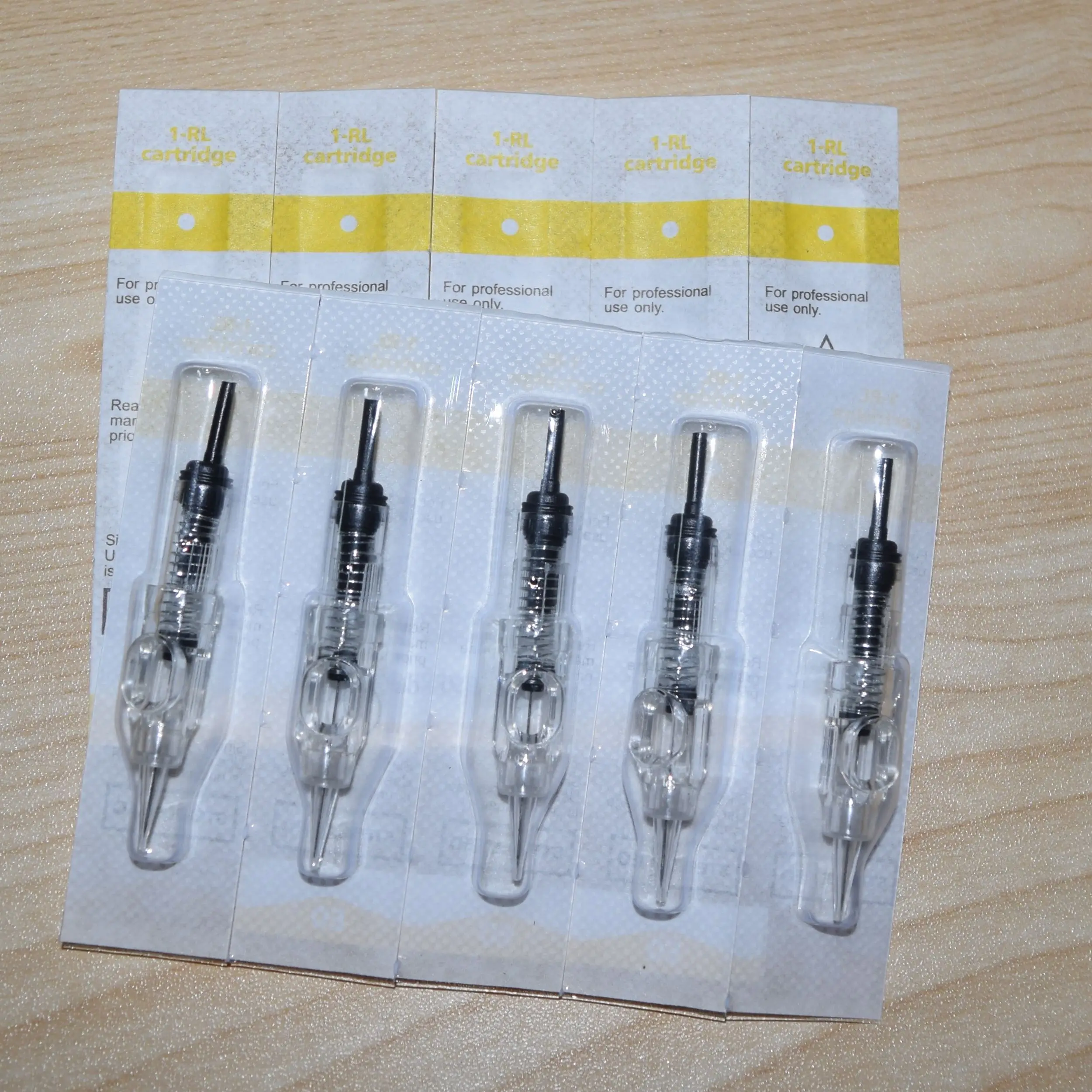 Cartucho de maquiagem permanente esterilizada, cartucho descartável de maquiagem «tatuagem «1r 3r 5r 3rs 3f 4f 5f 6f 7f agulhas