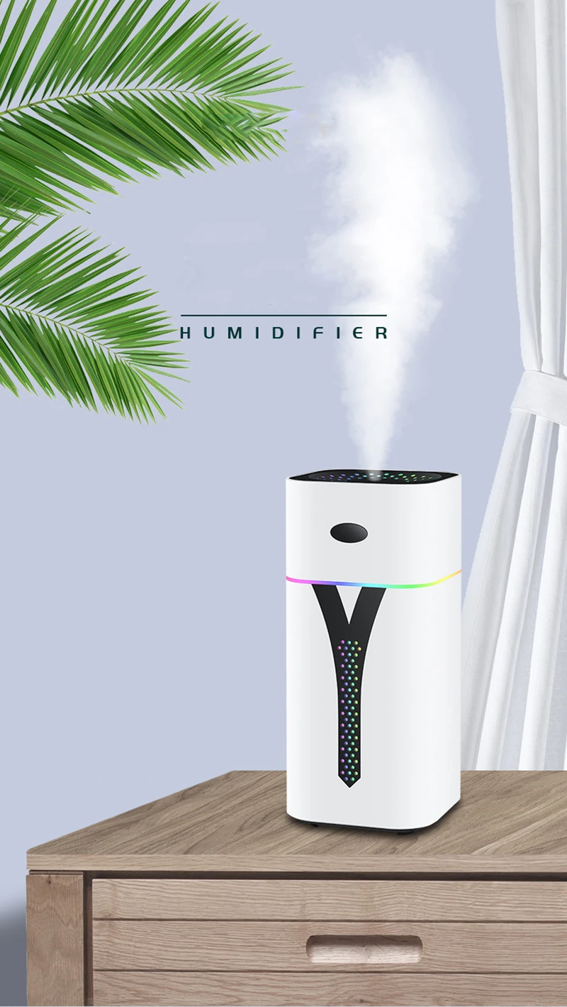 420 мл увлажнитель воздуха, домашний увлажнитель воздуха для офиса, ароматерапия, туман, светодиодный ночник, очиститель воздуха для автомобиля, USB увлажнитель