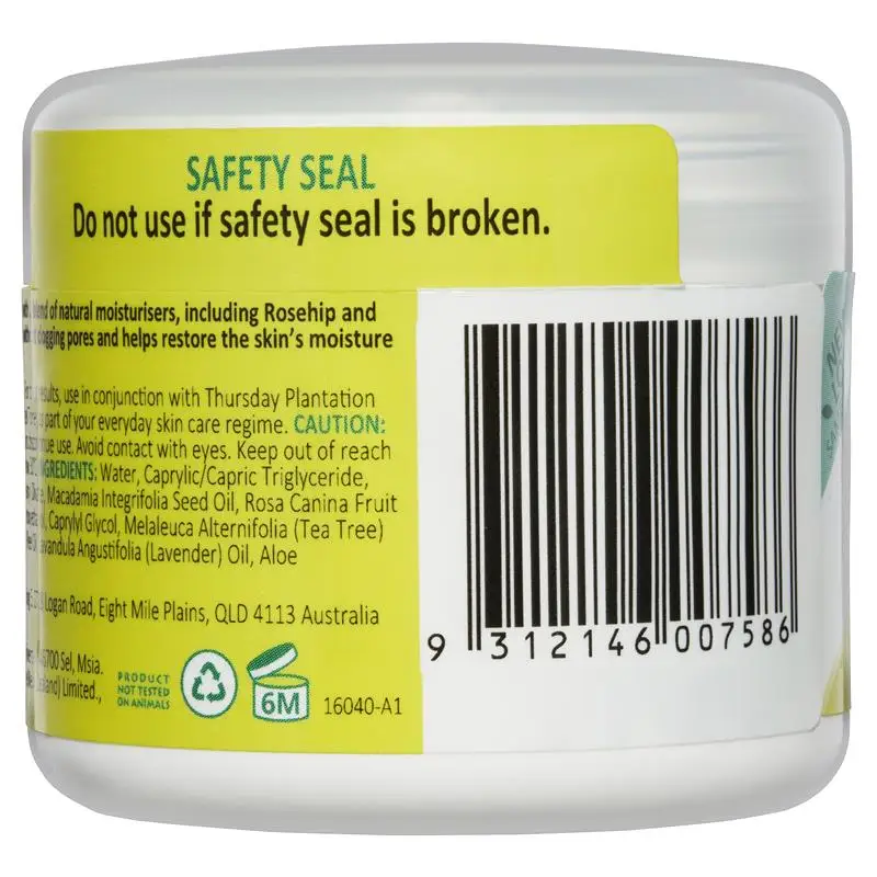 thursday plantation tea tree face cream