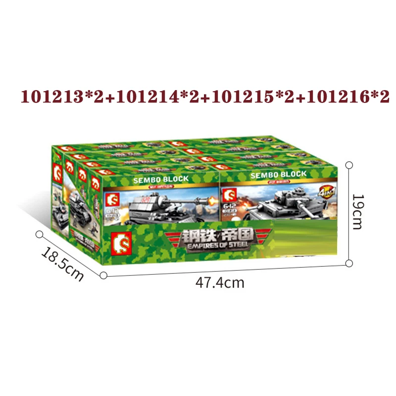 957PCS2 1914 PCS Tank Military Series Building Blocks Bricks Compatible with LegoINGlys Figures toy soldier Vehicle army blocks (2)