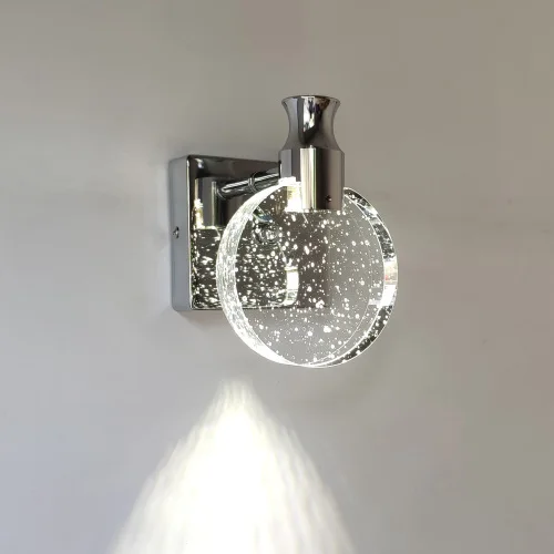 Silver neutral15x13 Простая атмосфера креативная спальня гостиная хрустальная настенная лампа для ванной комнаты лампа шкафа с зеркалом Косметическая декоративная лампа - Цвет абажура: Silver neutral15x13