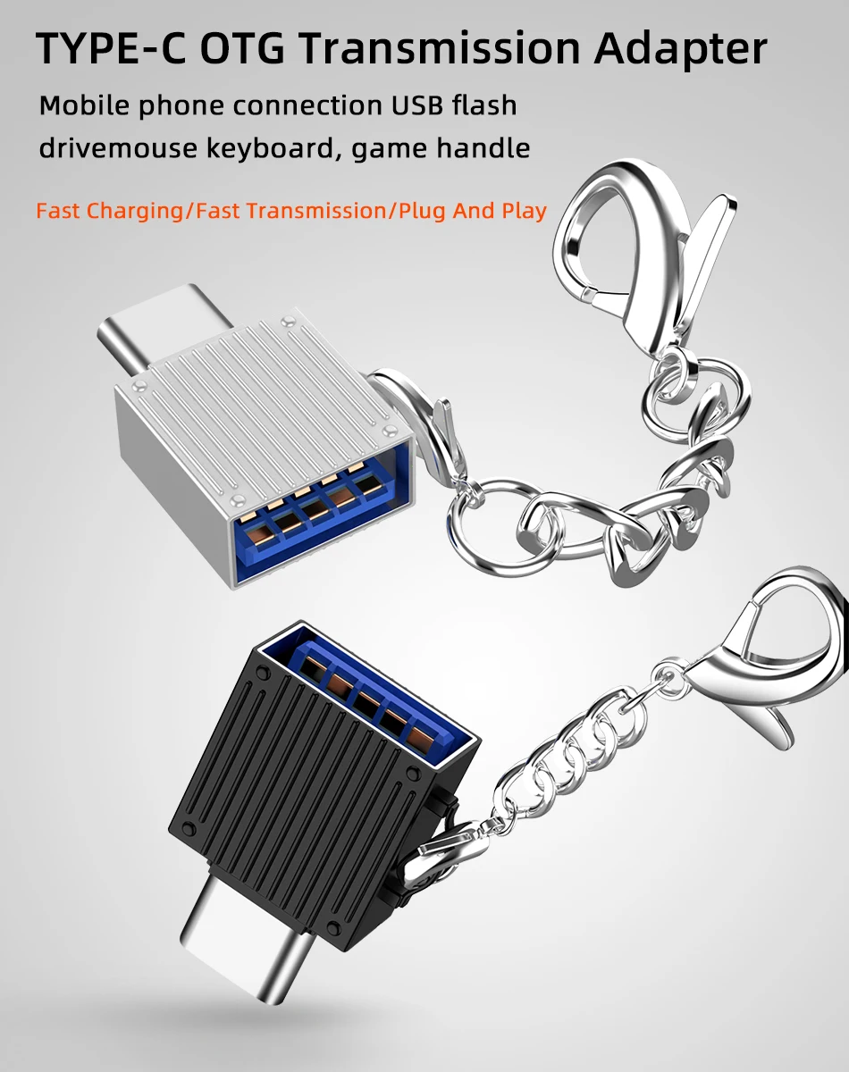 USB 3,0 type-C OTG кабель адаптер конвертер type C USB-C OTG конвертер для huawei Xiaomi samsung мышь клавиатура USB диск флэш