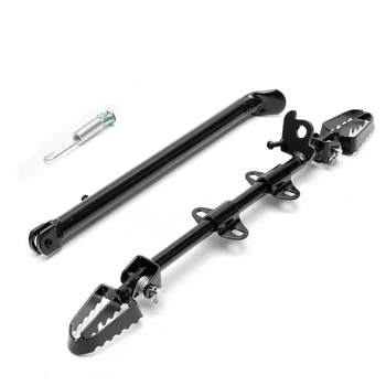 

125cc 110cc 140cc Side Foot Peg Replacement Motorcycle Accessories Bike Pit Dirt Anti Skid Durable Parking Kick Stand Universal