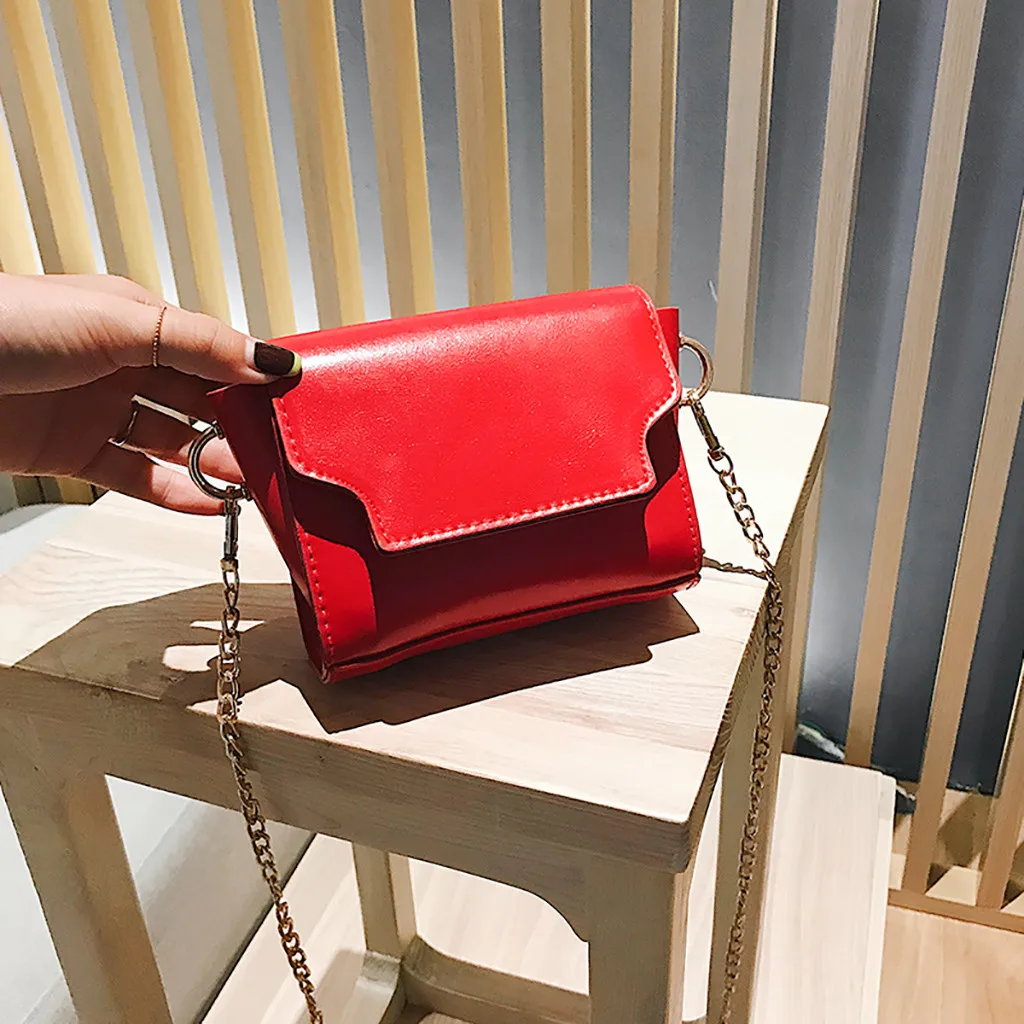 Женские сумки простая контрастная цветная сумка на плечо в Корейском стиле