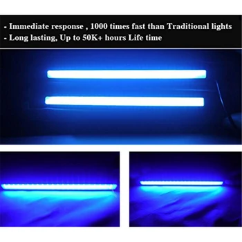 

Replacement Daytime Running Light Auto Blue Bulb Lamps 17CM Waterproof