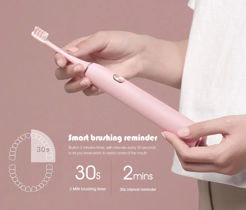 Xiaomi SOOCAS/SOOCARE X3 модернизированная звуковая электрическая зубная щетка перезаряжаемая ультра звуковая зубная щетка уход за зубами зубная щетка для полости рта