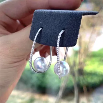 

NEW ARRIVAL 925 Sterling Silver Earrings Mountings Findings Settings Jewelry Parts Fittings Accessories for Pearls Beads Stones